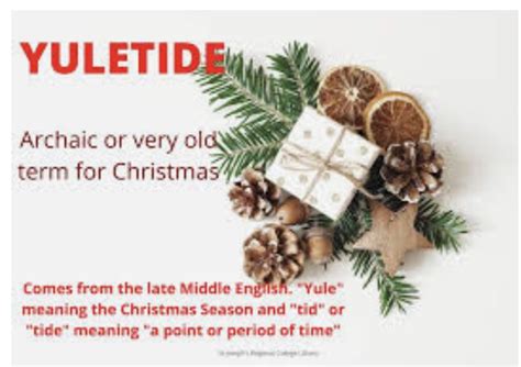 yuletide meaning in tagalog